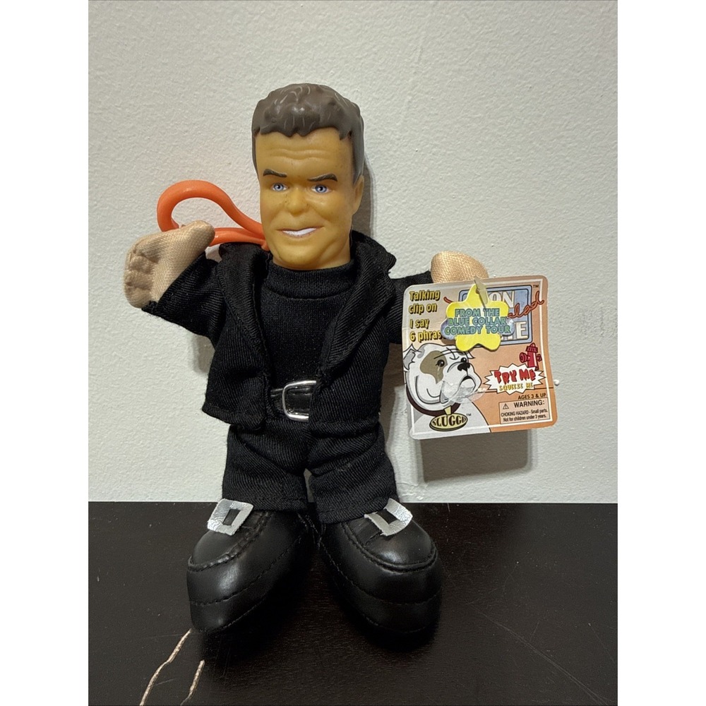Ron White / Hanger Keychain Doll 7" 2005 Dave & Busters Prize NEW W/ Tag, Batter